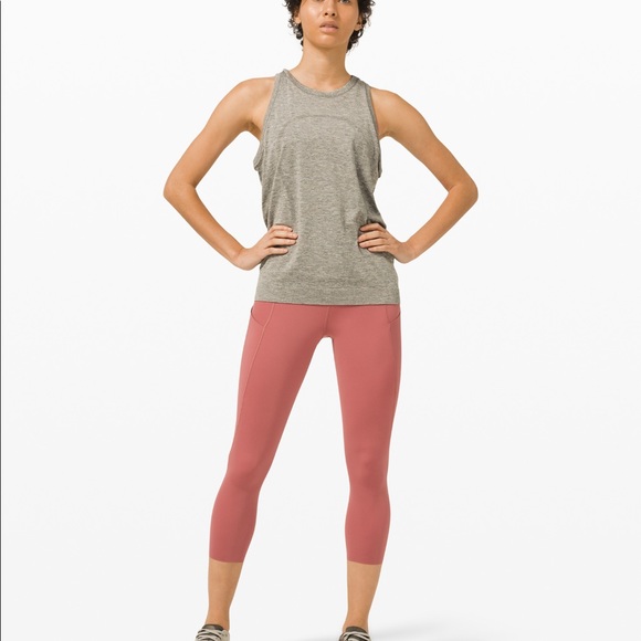 NWT Lululemon fast and free hr crop 21” - Picture 5 of 9